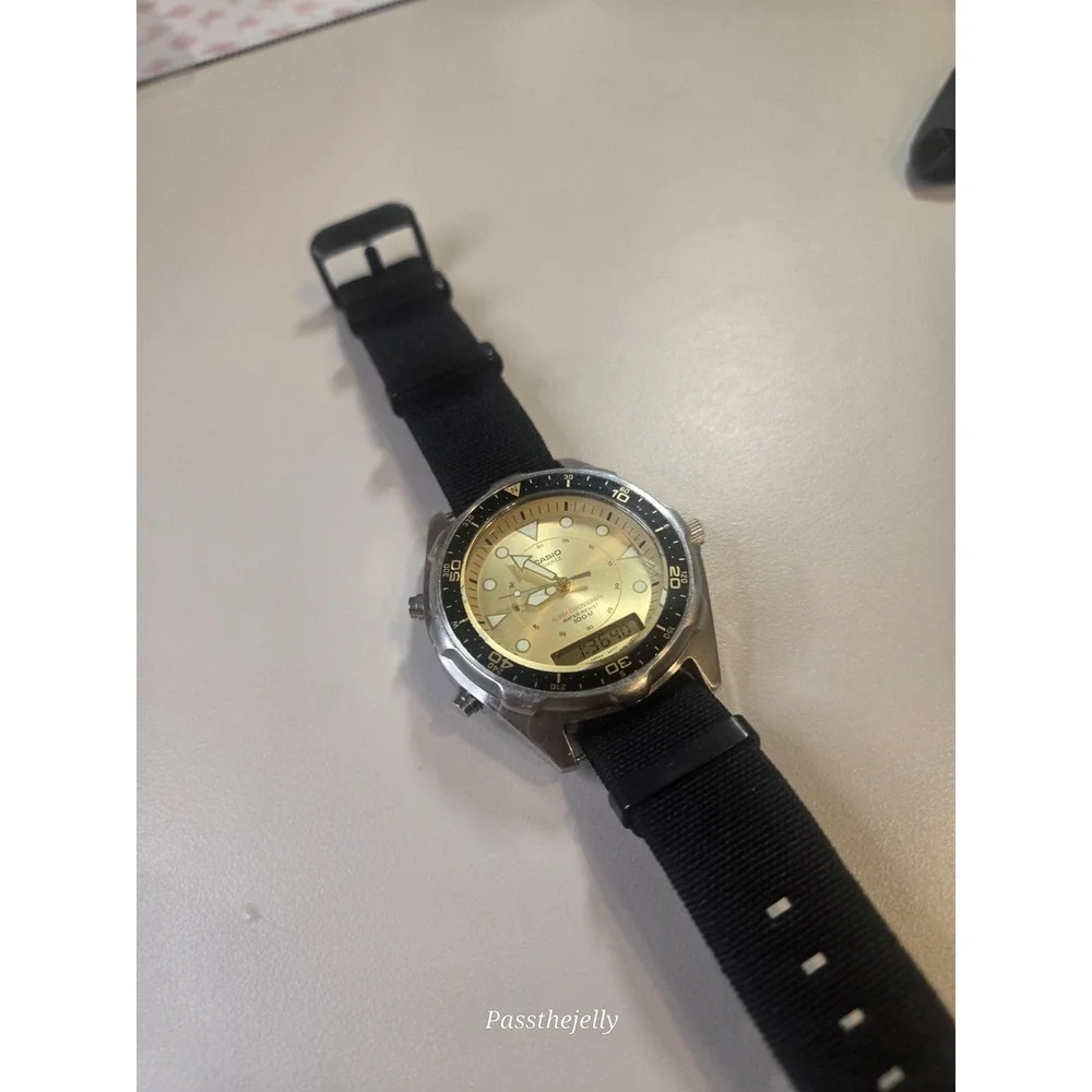 Casio Arnie AMW-320c Ana-Digi 45mm Men's Watch Alarm Chronograph 358 movement.